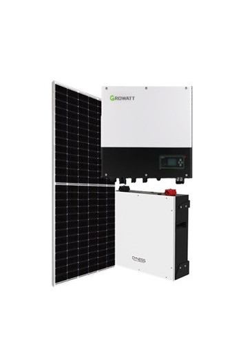 Kit 3480w Growatt SPH com bateria